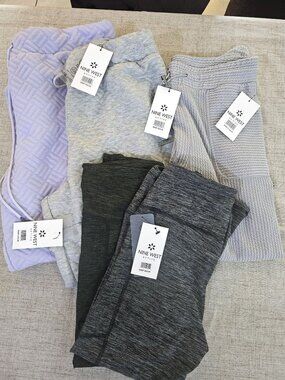 5 Pc Nine West  Active Wear Bundle  Leggings, Joggers NWT